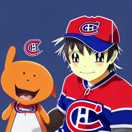 Prompt: anime Portrait of Youppi the Habs Montreal Canadiens Mascot as a very cute powerful and friendly pokemon, highly detailed anime, smooth, sharp focus, dynamic lighting, intricate, trending on ArtStation, illustration pokemon, art by WLOP