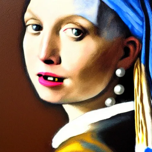 Prompt: Elon Musk, painting by Vermeer, in the style of Girl with a Pearl Earring