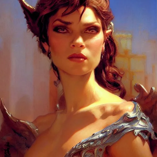 Prompt: a portrait of brooklyn from gargoyles. highly detailed painting by gaston bussiere, craig mullins, j. c. leyendecker, furry