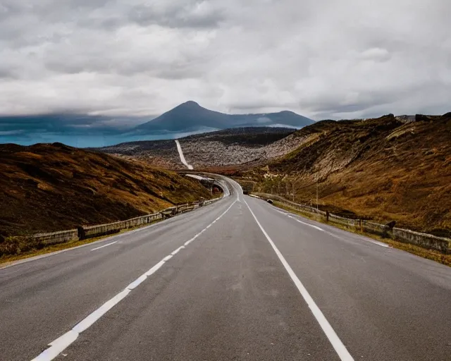 Image similar to a road leading to a city