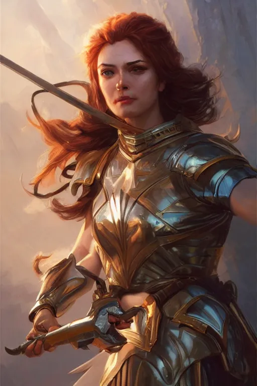 Image similar to amazon valkyrie athena, d & d, fantasy, portrait, highly detailed, headshot, digital painting, trending on artstation, concept art, sharp focus, illustration, art by artgerm and greg rutkowski and magali villeneuve