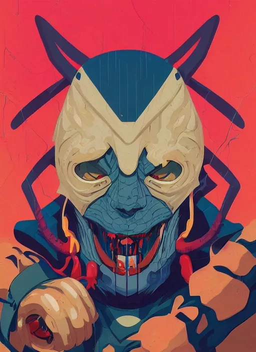 Image similar to portrait of mumm - ra from thundercats, by sachin teng, organic, cables, matte painting, geometric shapes, hard edges! graffiti, street art