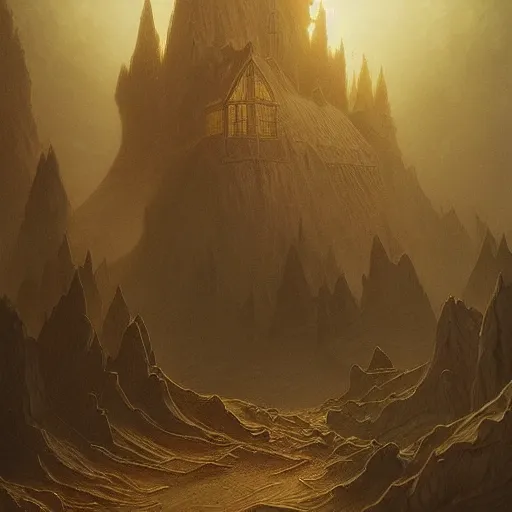 Prompt: Crafting A Nightmare, intricate, elegant, fantasy, highly detailed, digital painting, sharp focus, illustration, beautiful volumetric lighting, epic light, artstation, colorful, art by Carl Gustav Carus