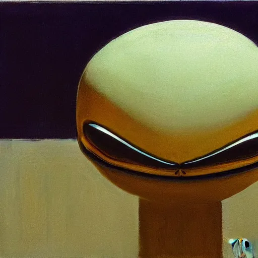 Image similar to alien by wayne thiebaud