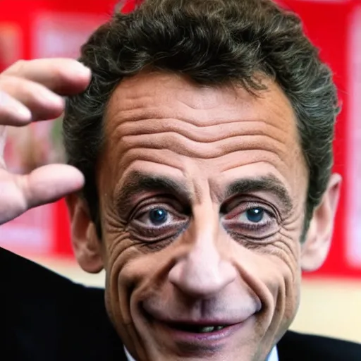 Prompt: Nicolas Sarkozy as the joker