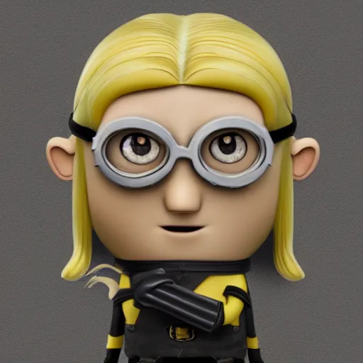 Image similar to legolas is a despicable me minion, intricate, 4k, photorealistic