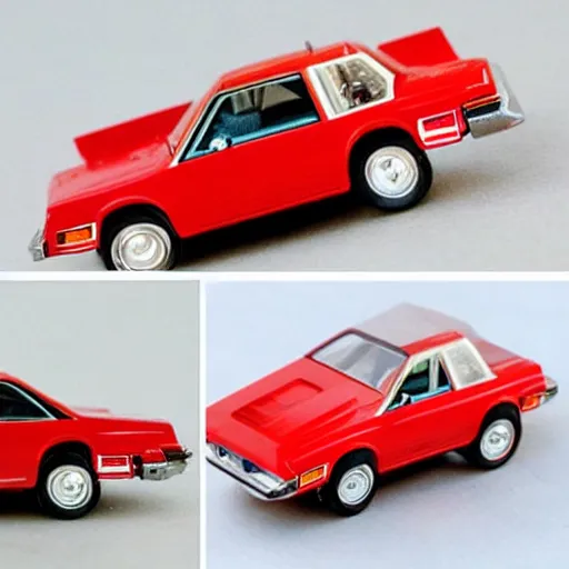 Image similar to a matchbox car from 1980 red