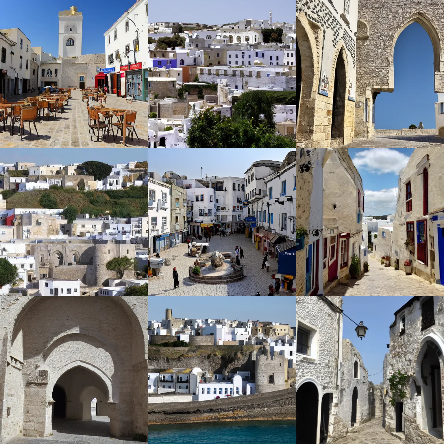 Prompt: haverfordwest, pembrokeshire, wales in tunis