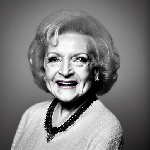 Image similar to betty white as an alien photography by david yarrow