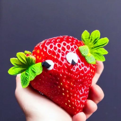 Image similar to adorable strawberry critter