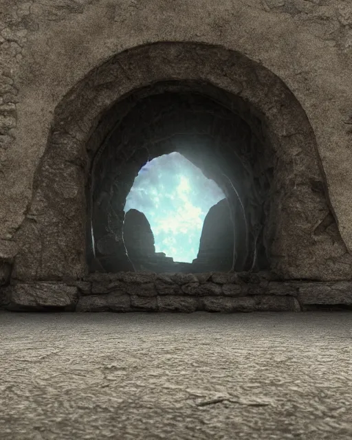 Prompt: portal through stone circles, trending on artstation, cinematic lighting, hyper realism, octane render, 8 k, hyper detailed.