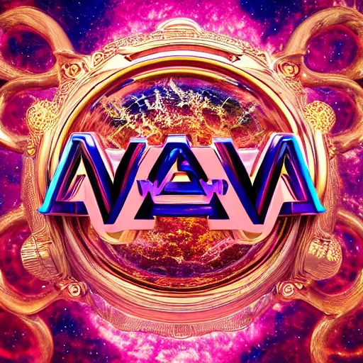 Image similar to a and w vaporwave logo, digital art, cosmic, 3 d high definition, trending on art station, photorealistic, high resolution, 8 k, octane, hyper detailed, insane details, intricate, elite, ornate, elegant trend, highly detailed and intricate, sharp focus, photography, unreal engine