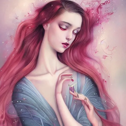 Prompt: feminine by anna dittmann