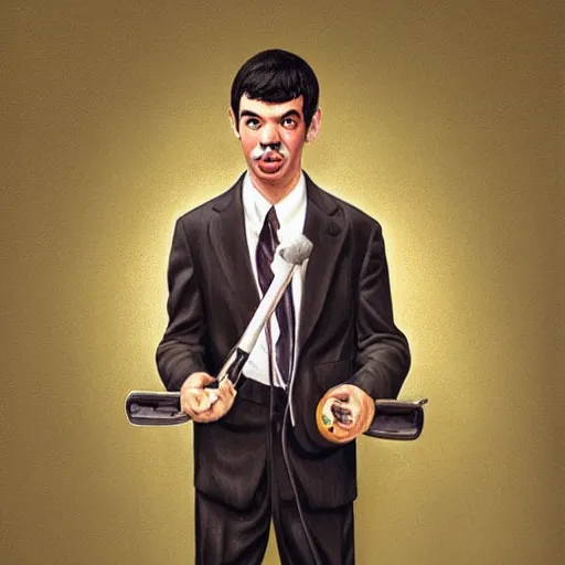 Prompt: Nathan fielder by Jason Edmiston