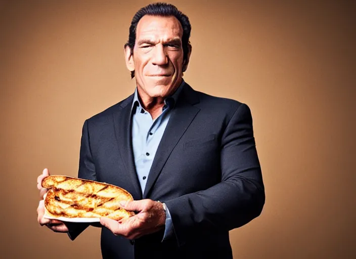 Image similar to studio portrait photo still of robert davi!!!!!!!! at age 5 3 years old 5 3 years of age!!!!!!! holding a grilled cheese, 8 k, 8 5 mm f 1. 8, studio lighting, rim light, right side key light