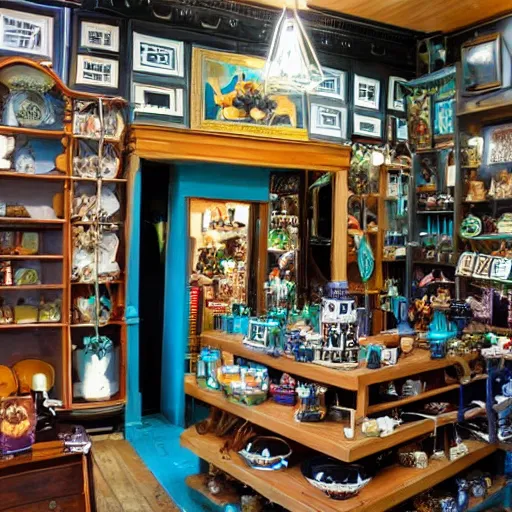 Image similar to Curiosities shop