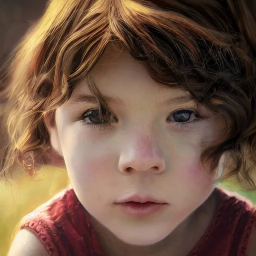 Image similar to portrait Hunter's daughter beautiful face, dynamic lighting, cinematic, establishing shot, extremely high detail, photo realistic, cinematic lighting, oil painting, intricate line drawings, 8k resolution