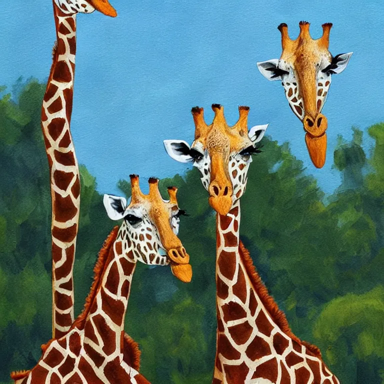 Prompt: art by r / i _ only _ like _ giraffes