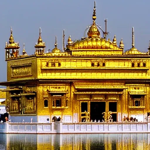 Image similar to a golden temple, ancient, architecture