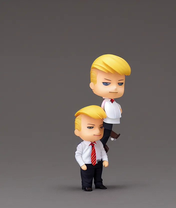 Image similar to donald trump nendoroid, well - designed, proportional, realistic lighting