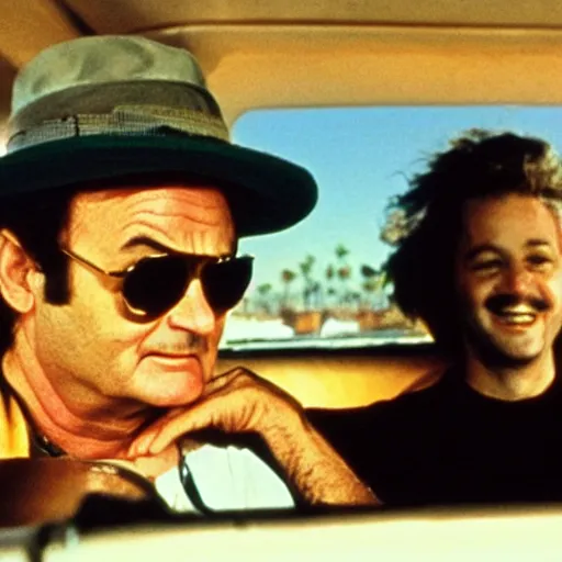 Image similar to bill murray in fear and loathing