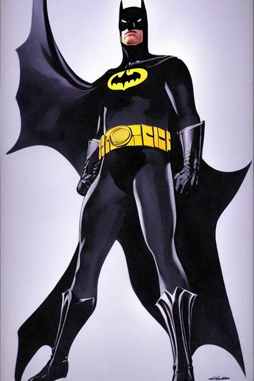 Prompt: !dream full body batman character design by Alex Ross