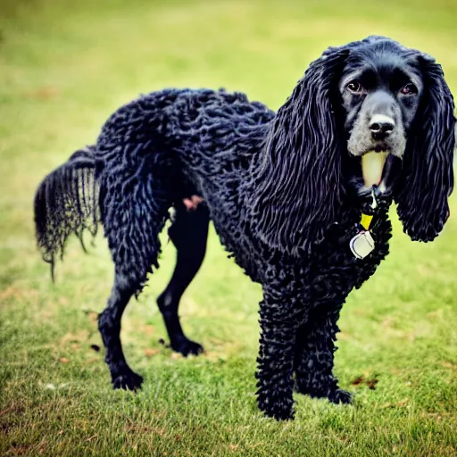 Image similar to black sprocker working as an architect