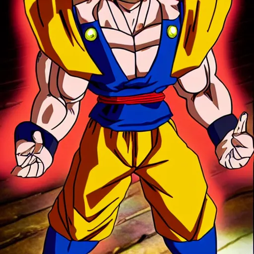 Prompt: super saiyan nappa