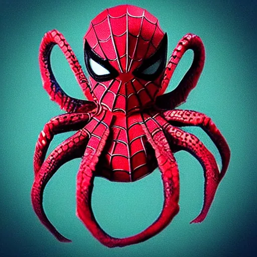 Prompt: “Spider-Man as an octopus” cinematic style”