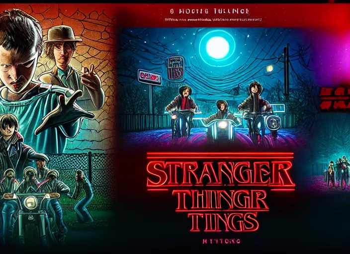 ArtStation - STRANGER THINGS 5 POSTER FANART