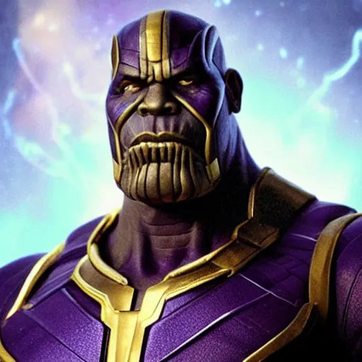 Image similar to obama as thanos