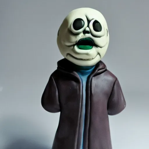 Prompt: a ceramic figure of sans