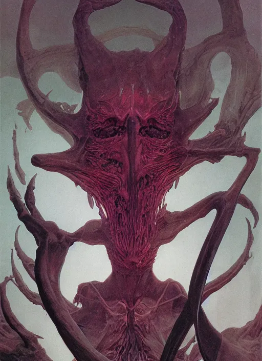 Image similar to a portrait of a demon by wayne barlowe