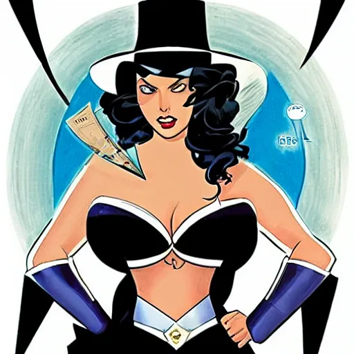 Prompt: zatanna, dc comics