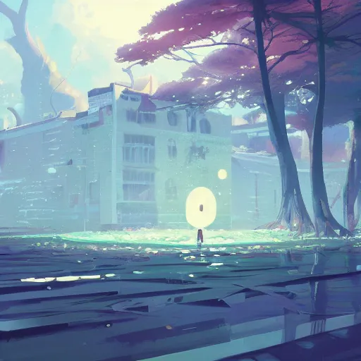 Prompt: this was the birth of a malicious creature, the signs of a savage ghost taking form, highly detailed, digital painting, artstation, by makoto shinkai and thomas kindle and james gilleard