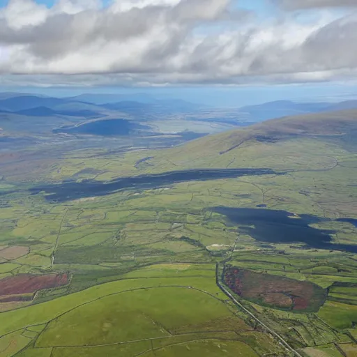 Image similar to mourne mountains aerial view