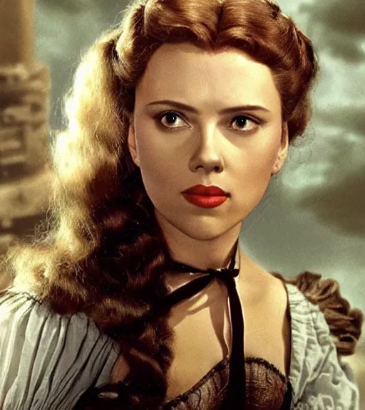 Image similar to Scarlett Johansson in Gone With the Wind