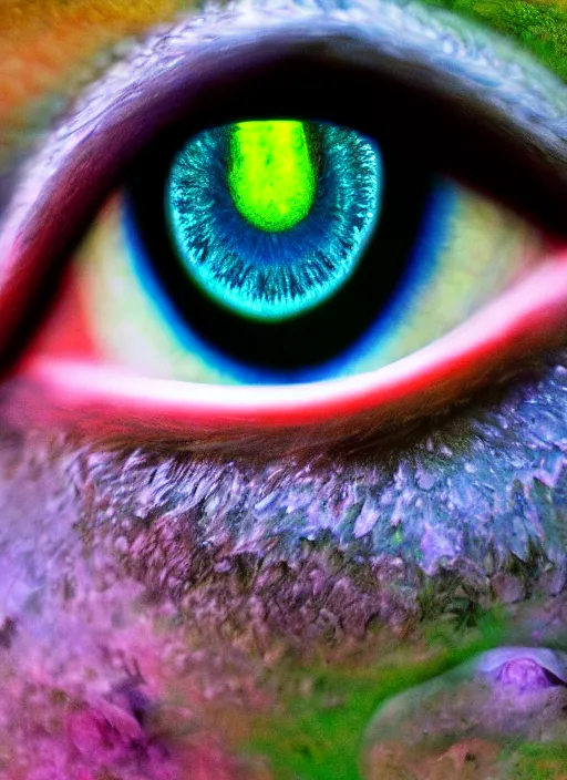 Image similar to color photo of a dragon eye, fantasy horror