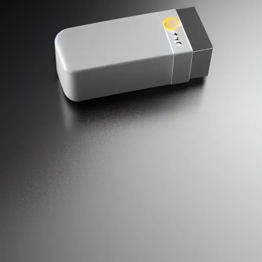 Prompt: a 3 d render done in keyshot trending on behance of a lighter designed by dieter rams