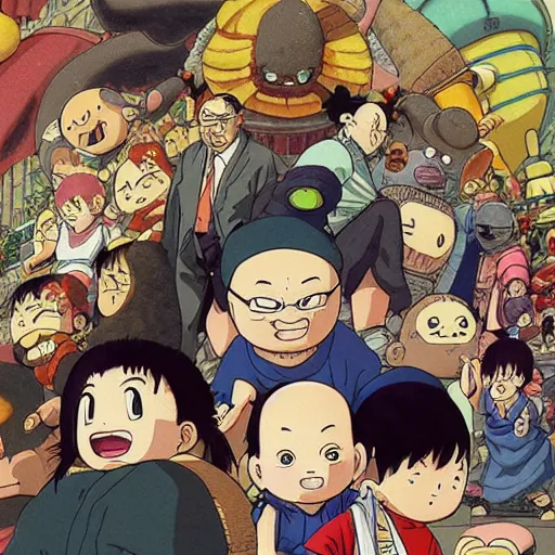 Prompt: akira toriyama, spirited away art