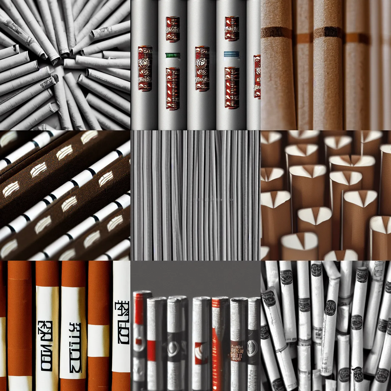 Prompt: digital art of pack of cigarettes, close-up, artstation