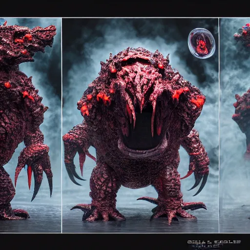 Image similar to evil steel bubble screaming acid chicken kaiju, cinematic, epic scale, hyper detailed, photorealistic, rule of thirds, 8 k.