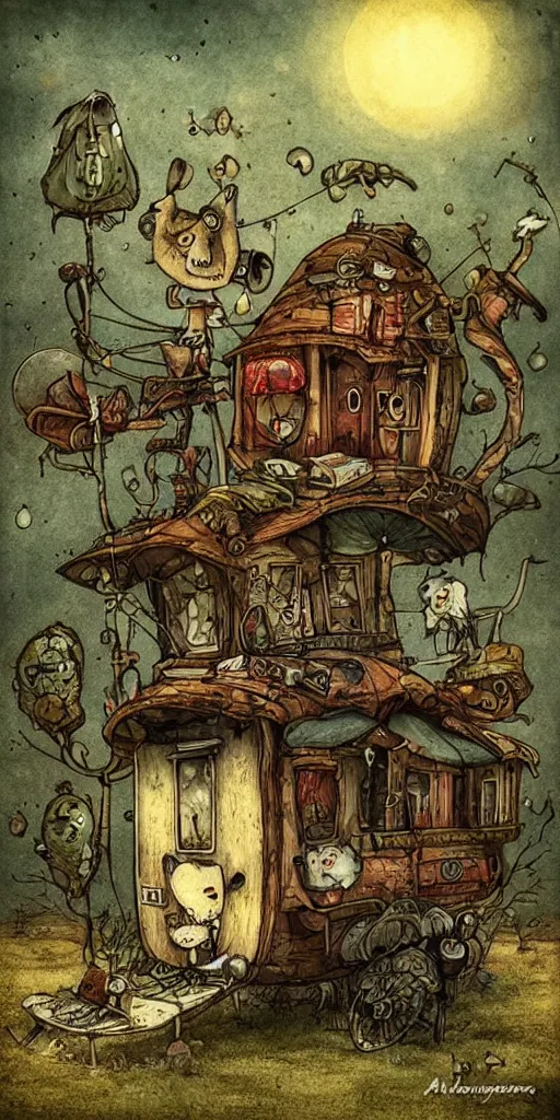 Image similar to a caravan by alexander jansson