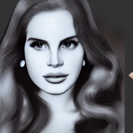 Prompt: Lana del rey in a hand cream commercial, photorealistic, detailed, studio