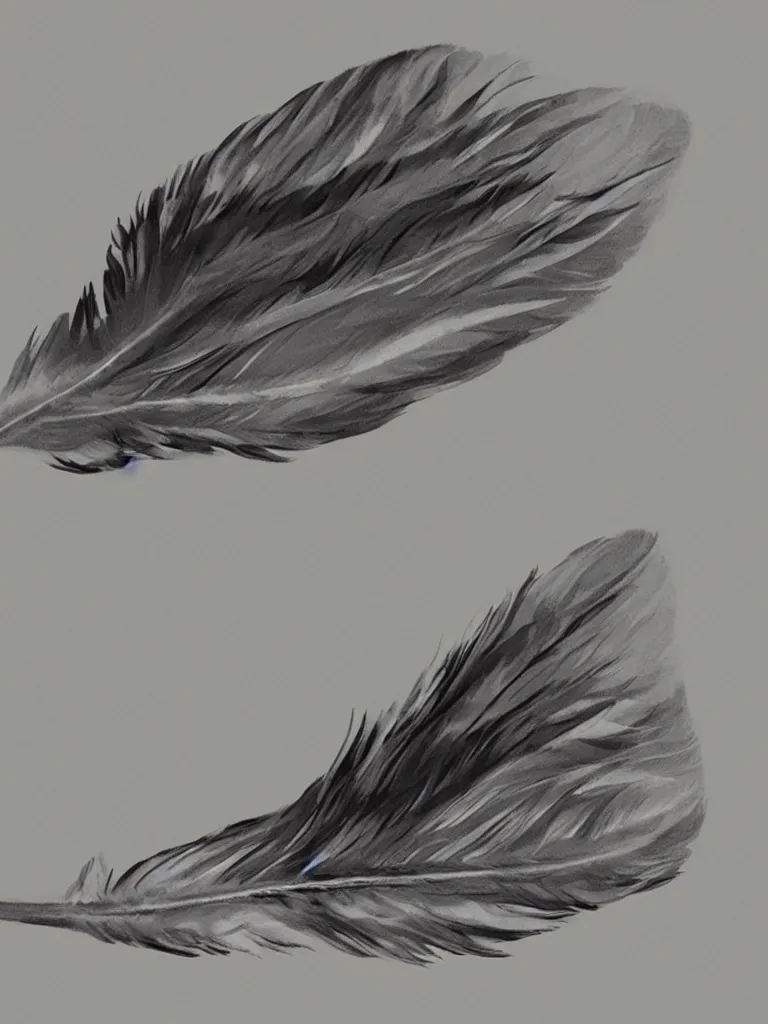 Image similar to feather by disney concept artists, blunt borders, rule of thirds