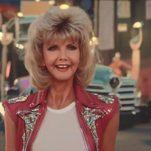 Prompt: olivia newton john in grease, stunning, surrounding cinematic light, hyper detailed, ornate and intricate, sexy, 4 k cinematic octane render,