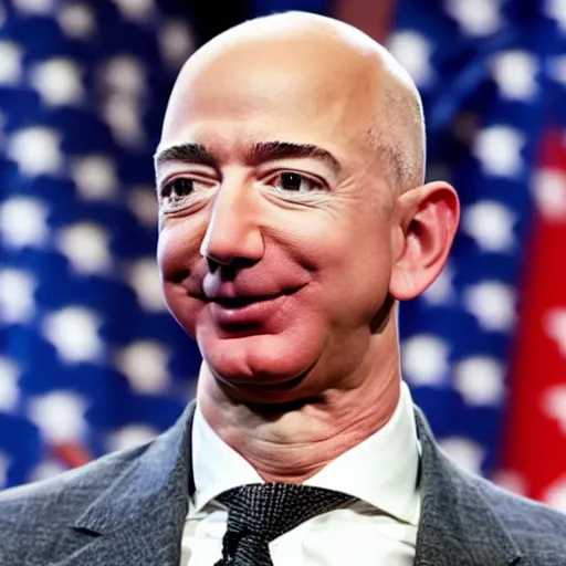 Image similar to jeff bezos as a bum