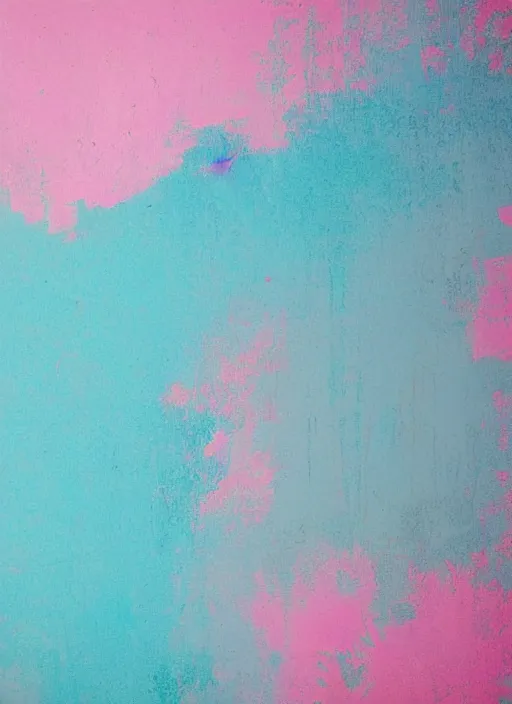 Image similar to painted wall background muted colors brush strokes, blue and pink