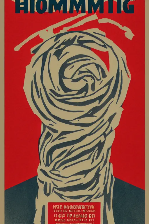 Image similar to propaganda poster for digital humanities