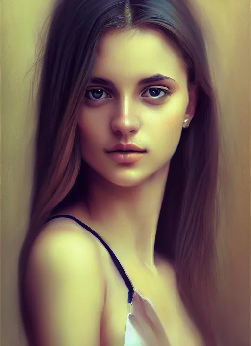 Image similar to portrait of a gorgeous young woman in the style of stefan kostic, flickr, realistic photo, sharp focus, 8k high definition, insanely detailed, intricate, elegant